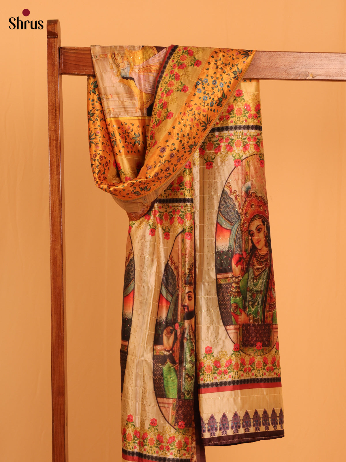 Gold & Brown - Dupatta