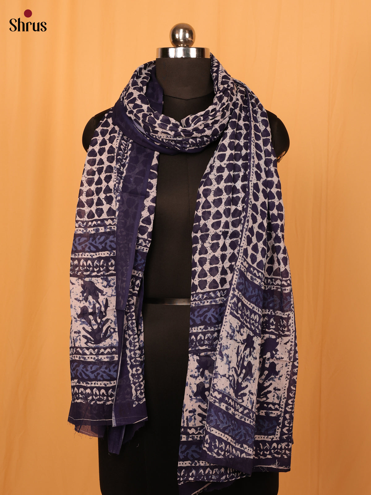 Violet & Cream - Dupatta