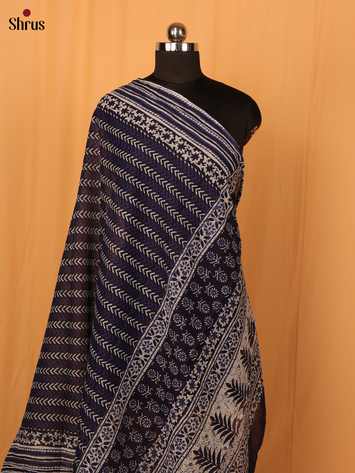 Black  & Purple - Dupatta