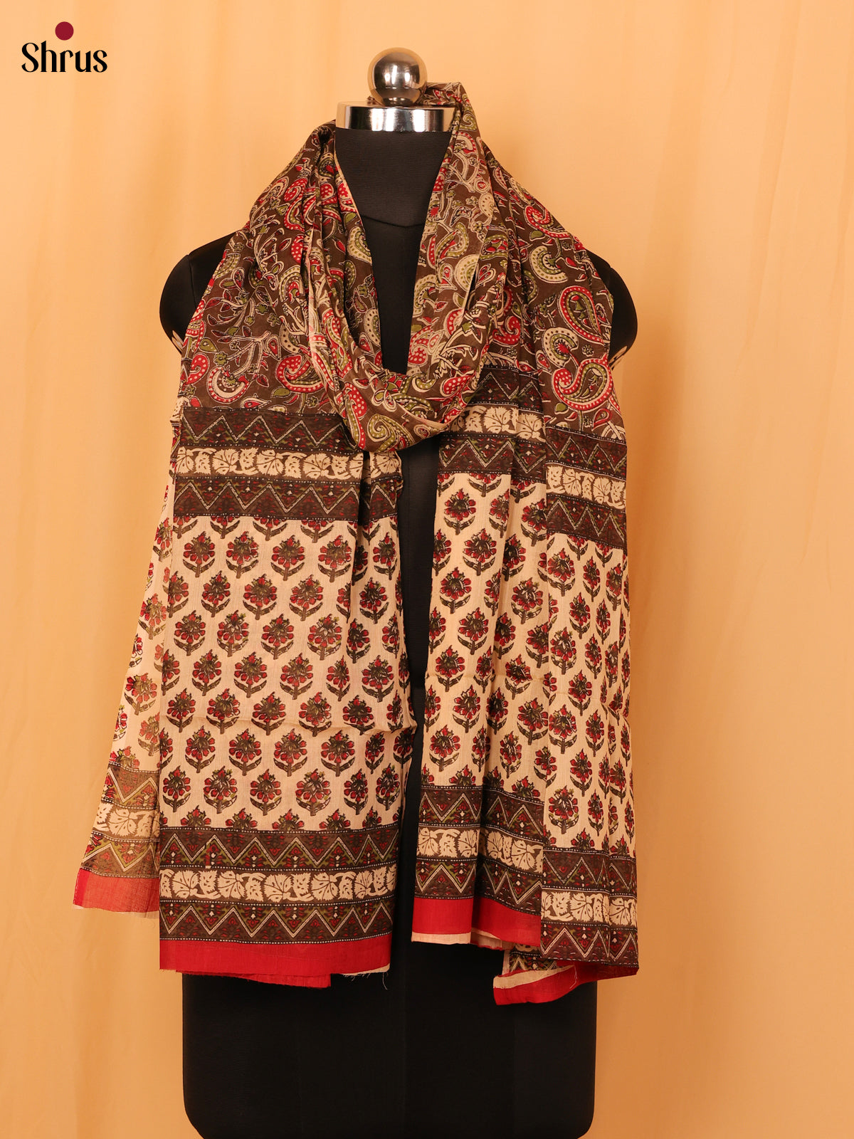 Brown  - Dupatta