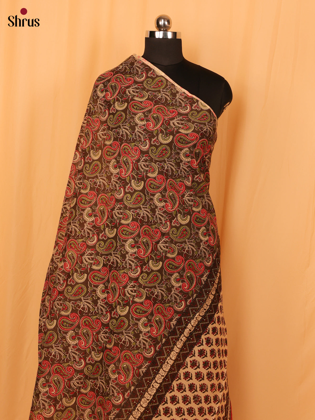 Brown  - Dupatta