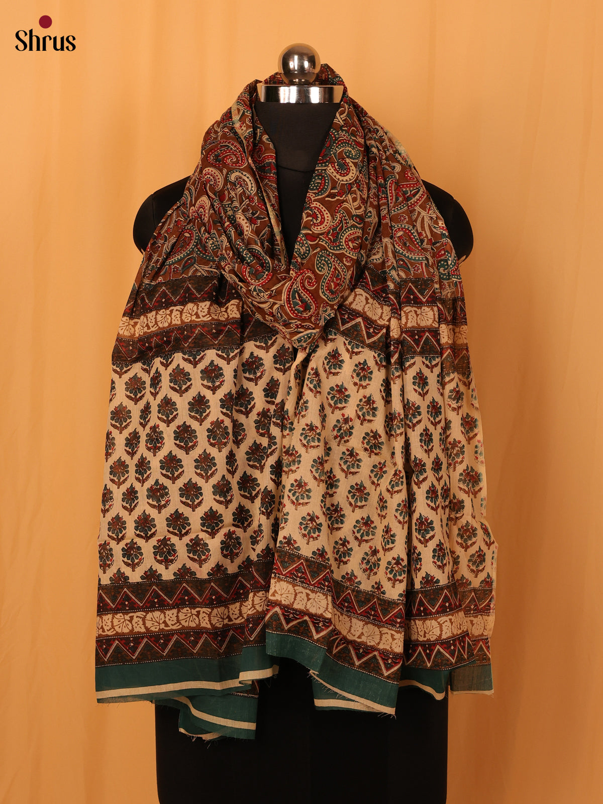 Brown - Dupatta