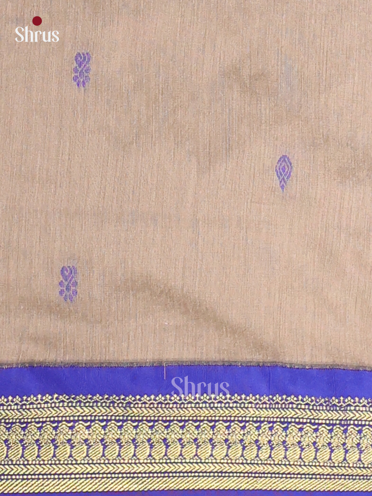 Grey & Blue Kalyani Cotton Unstitched Top & Dupatta- MDA22012 - Shop on Shrus.com