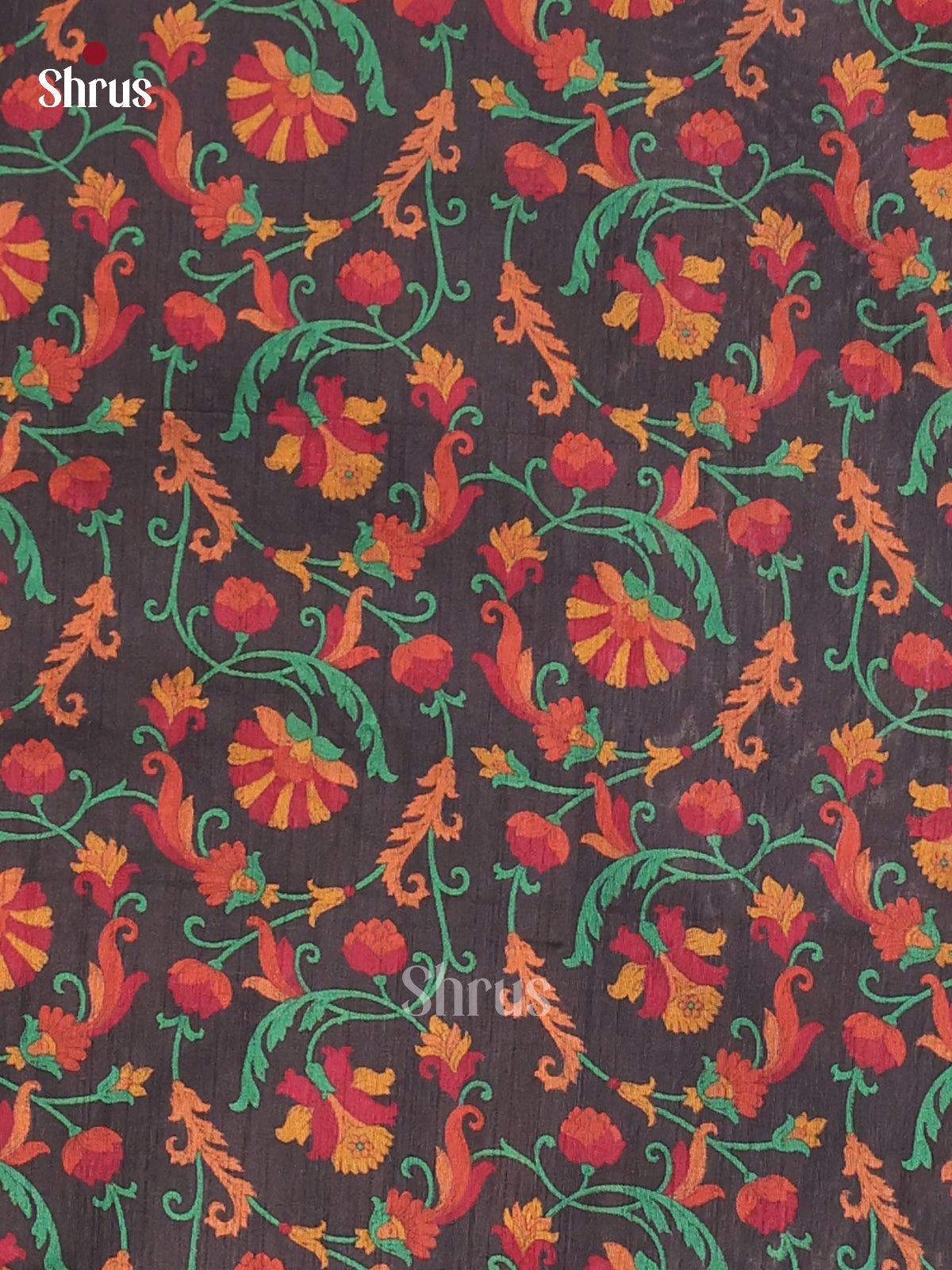 Black & Maroon - semi patola salwar - Shop on Shrus.com