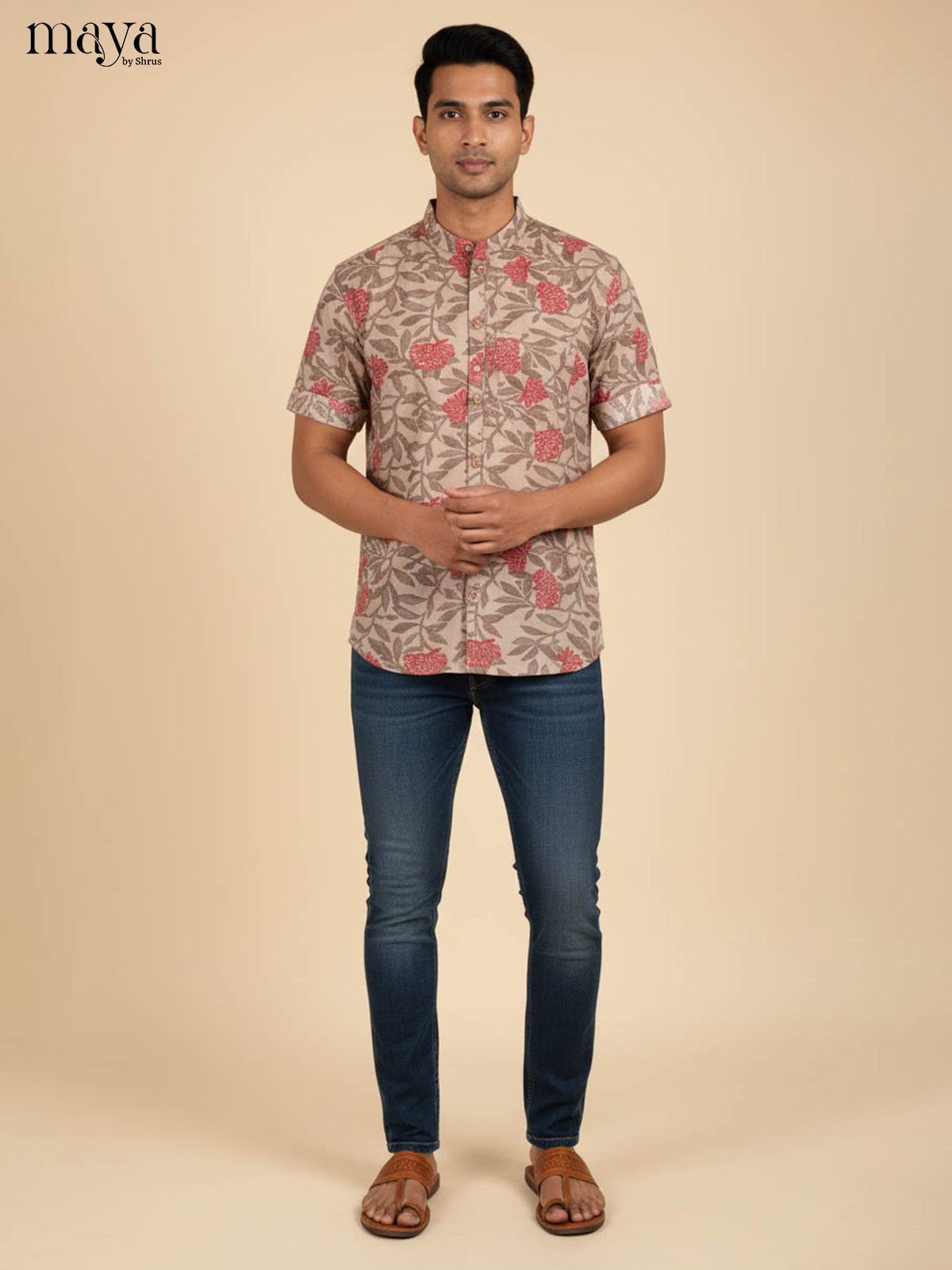 Grey - Readymade Mens Kurta - Shop on Shrus.com