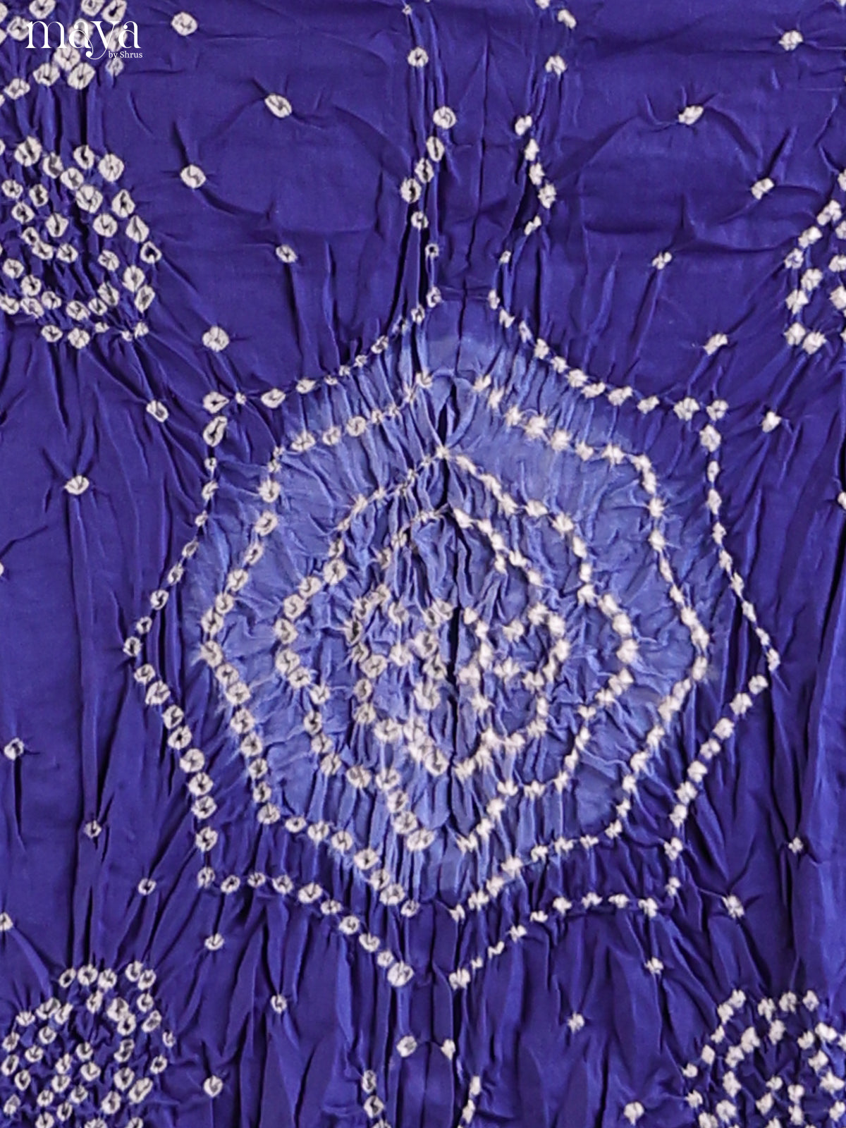 Blue - Bandhini salwar Unstitch - Shop on Shrus.com