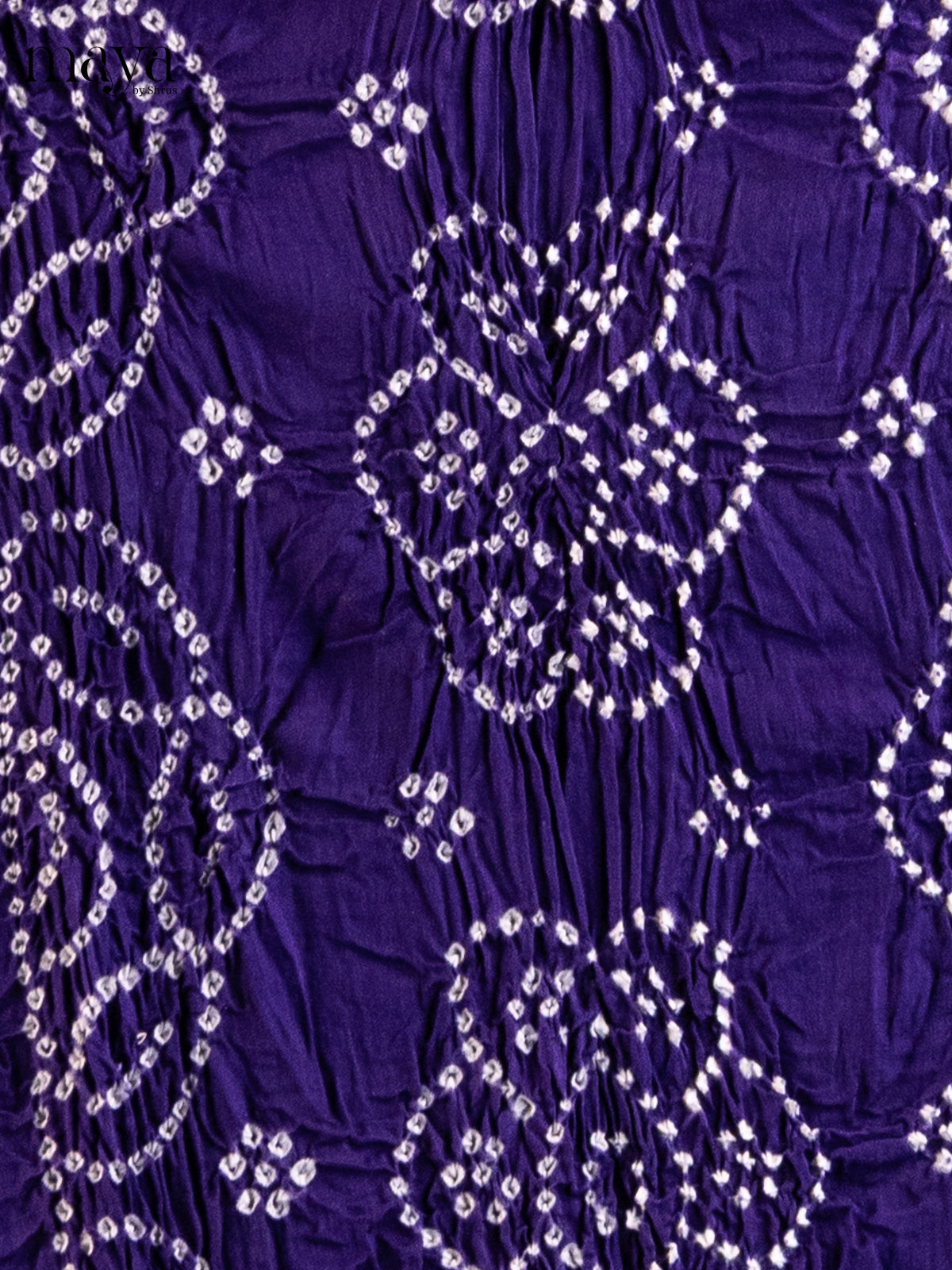 Blue - Bandhini salwar Unstitch - Shop on Shrus.com