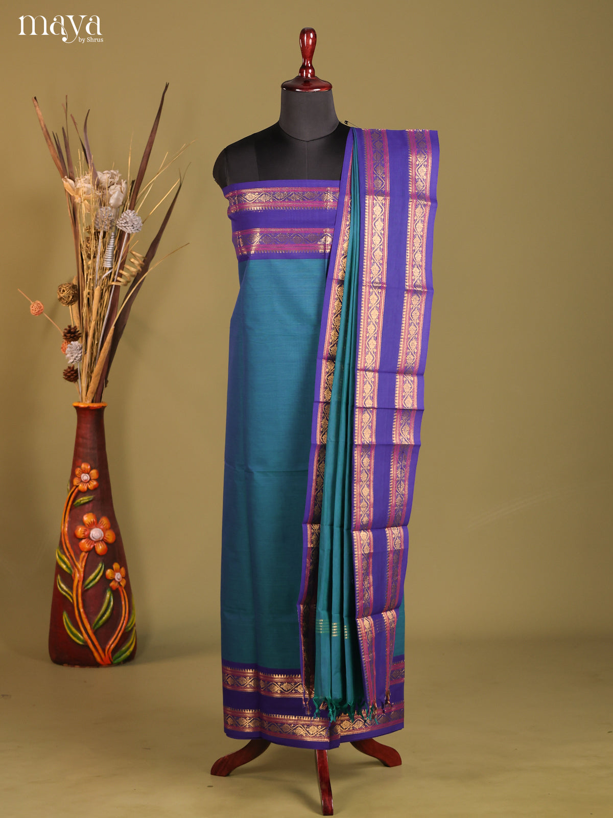 MDF11005 - chettinad top & dupatta combo