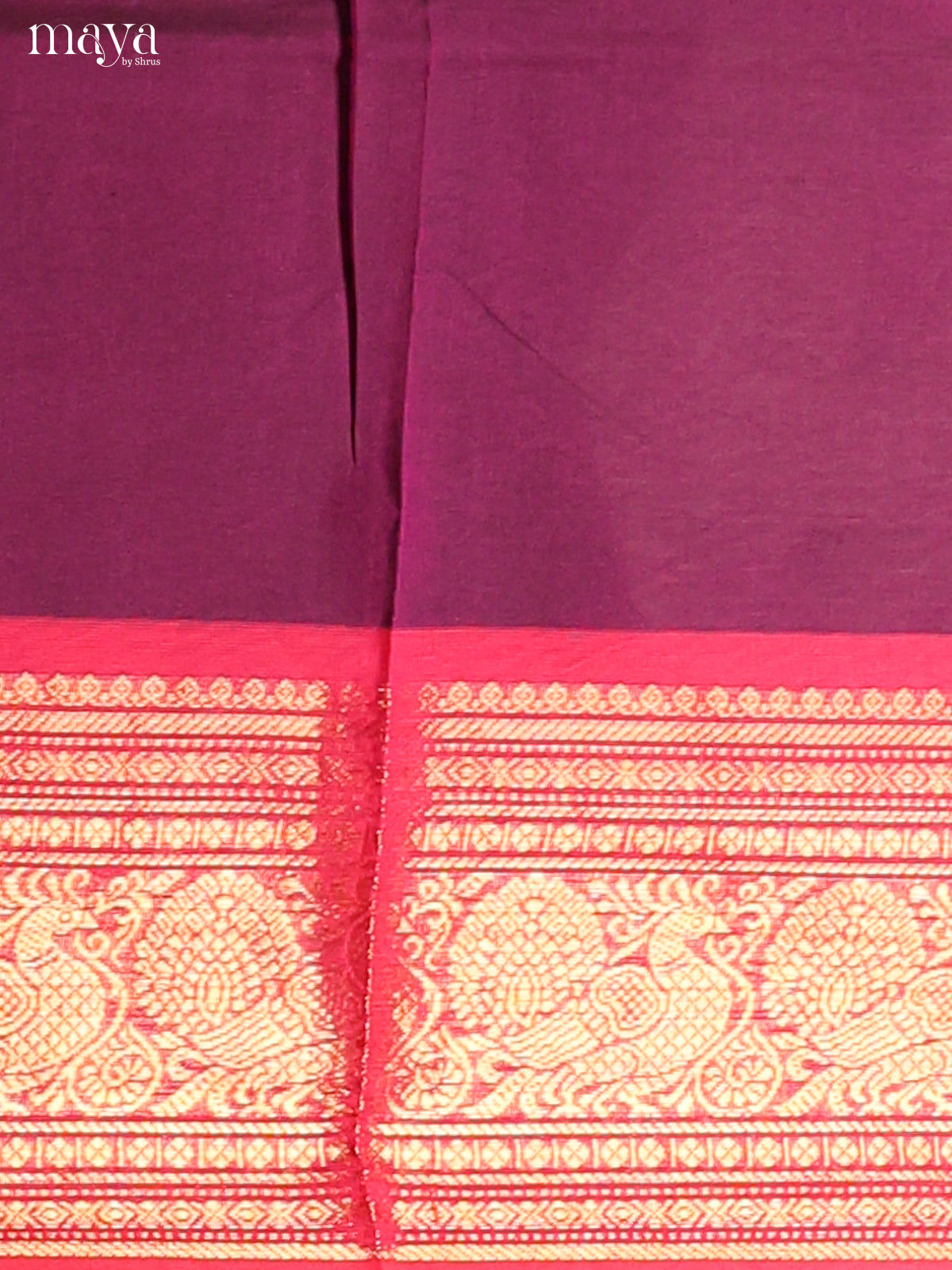 Purple & Pink - chettinad top & dupatta combo