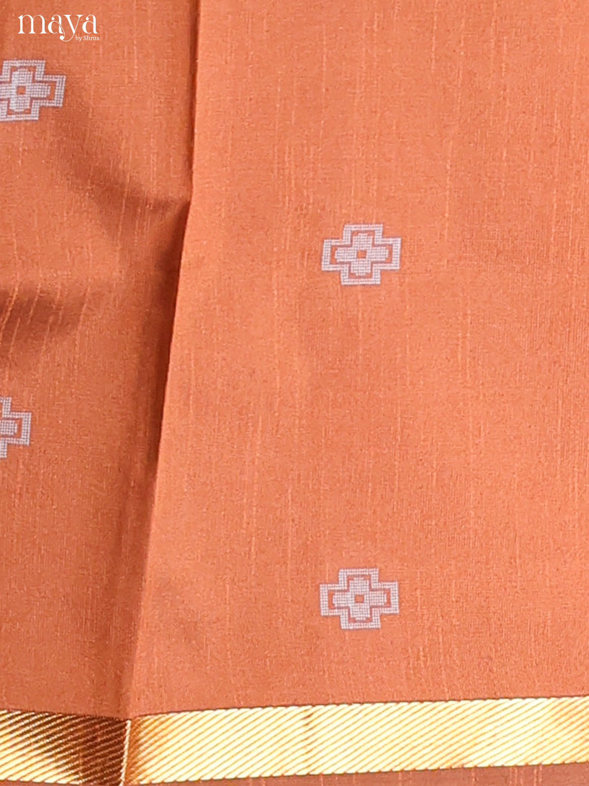 Brown & Mild Lavender - Semi rawsilk salwar