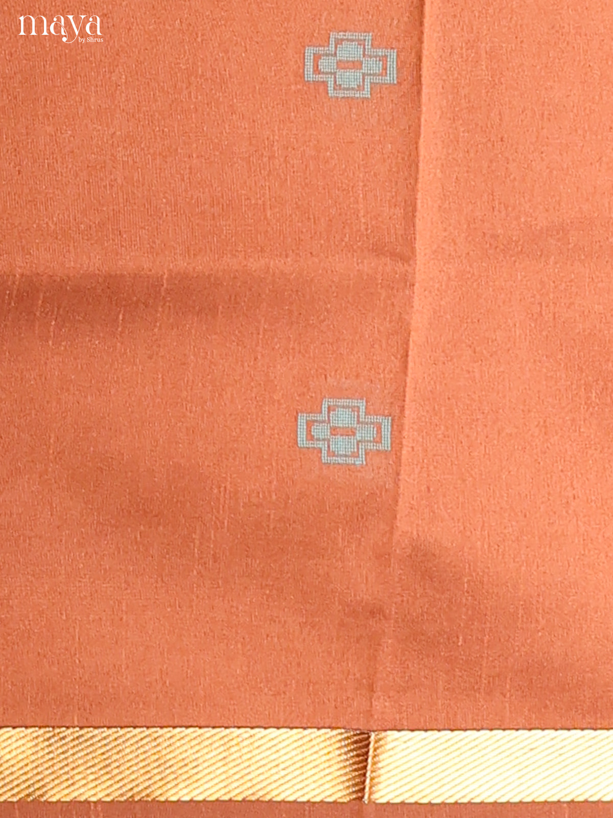 Brown & Teal  - Semi rawsilk salwar