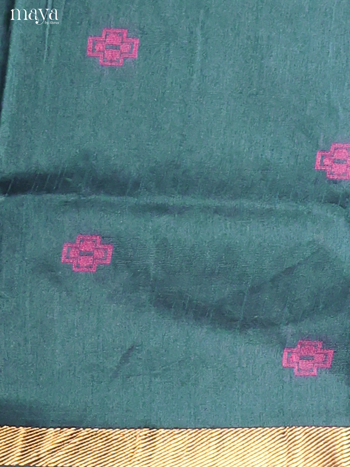 Green & Majenta- Semi rawsilk salwar