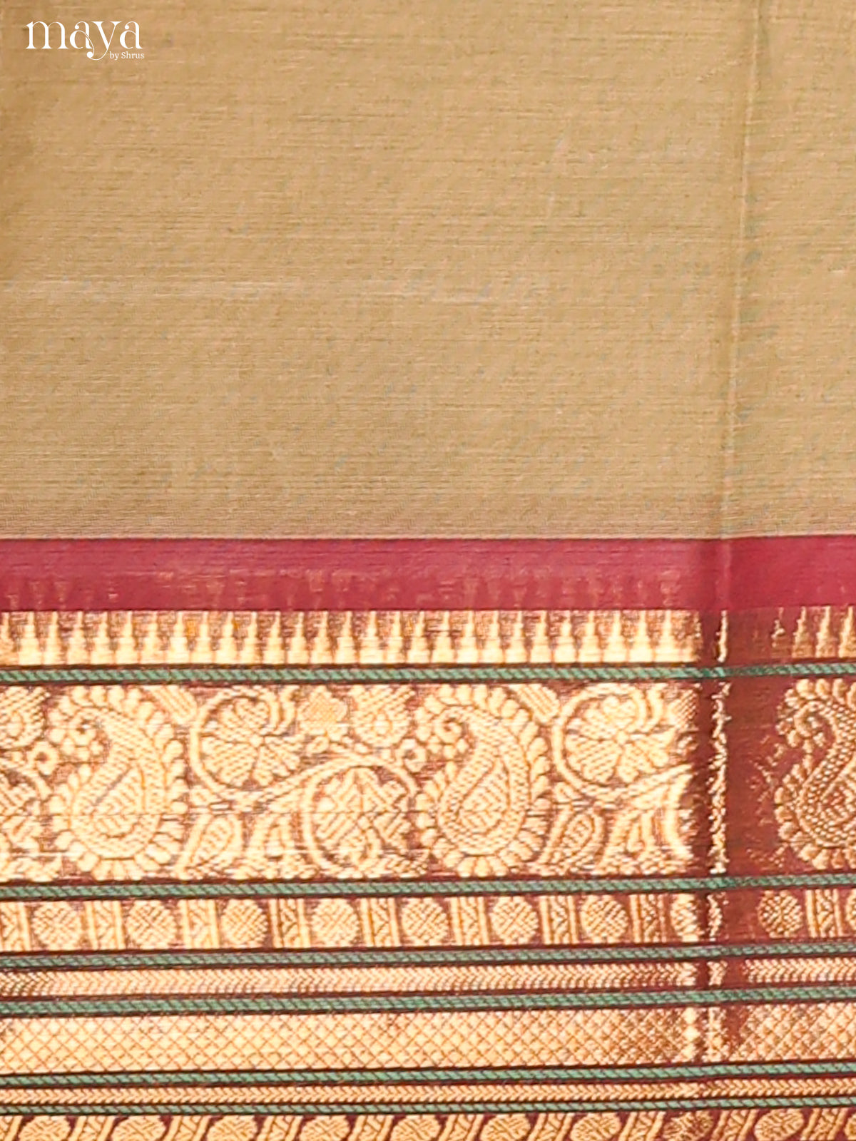 Grey & Maroon - chettinad top & dupatta combo