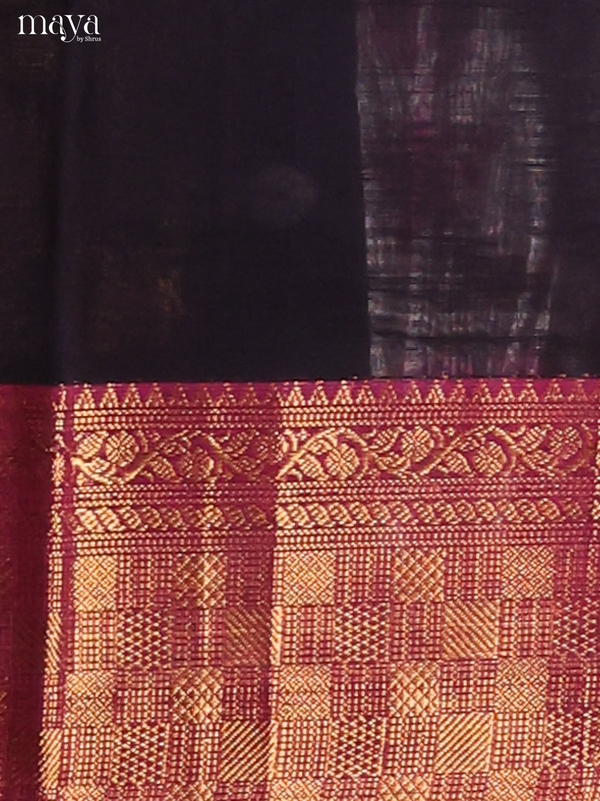 MDG25023-chettinad top & dupatta combo