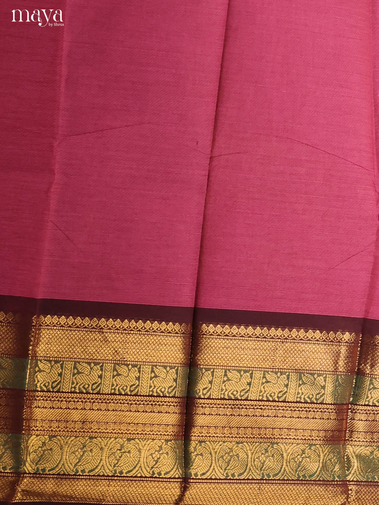 Pink & Maroon-chettinad top & dupatta combo