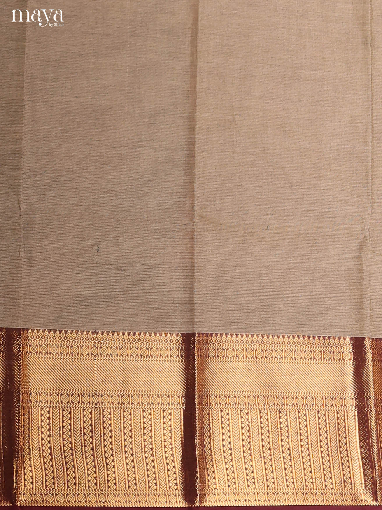 Grey & Maroon-chettinad top & dupatta combo