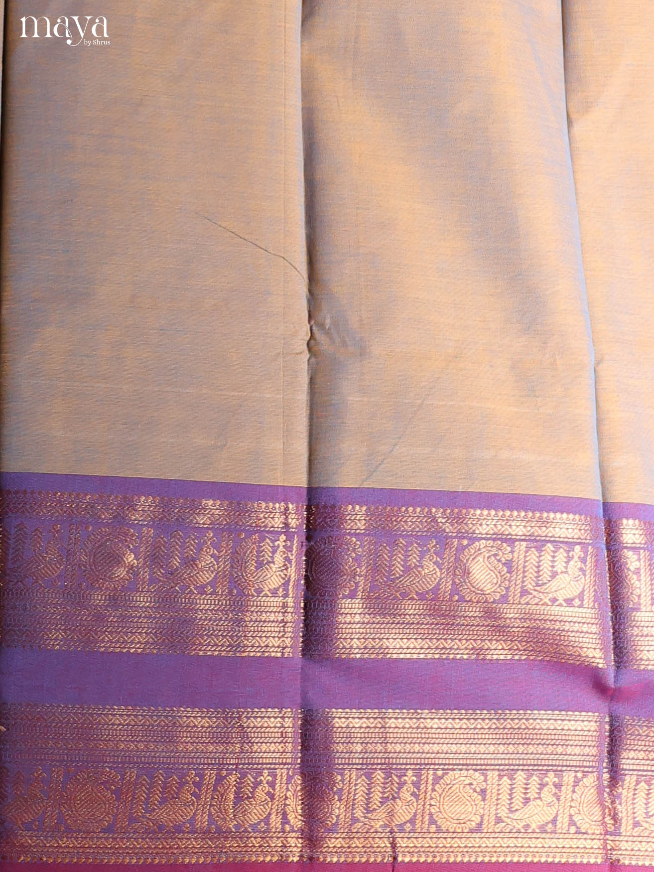 Grey & Purple-chettinad top & dupatta combo