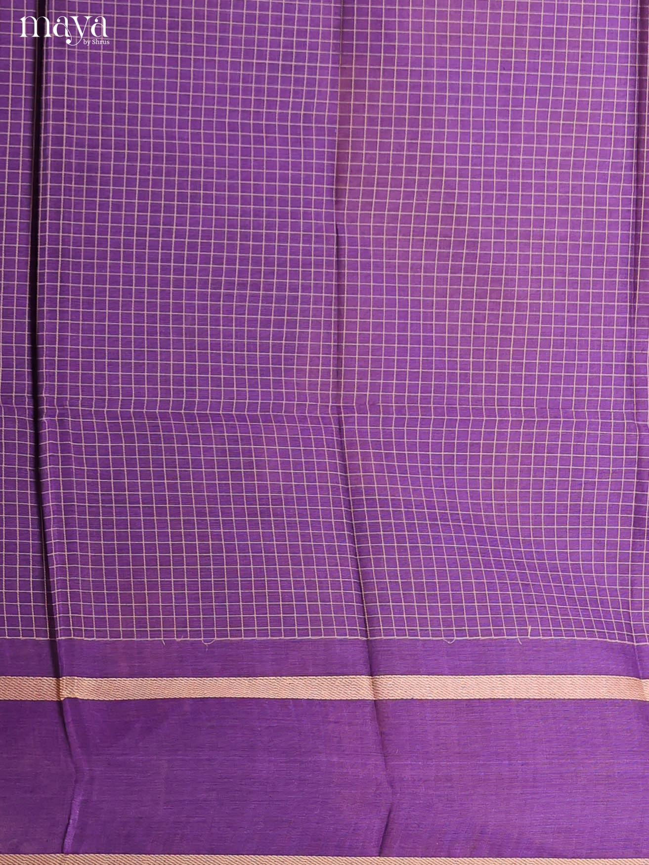Purple -chettinad top & dupatta combo