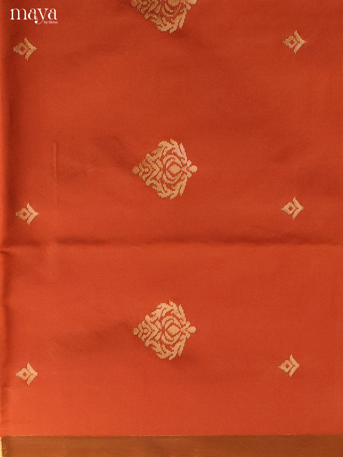 Brick & Green -semi softsilk salwar Unstitch