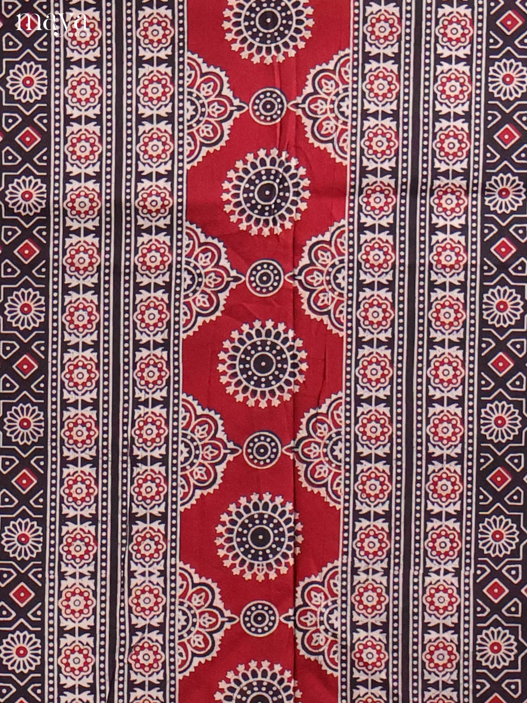 Black & Cream -Ajrakh Salwar Unstitch