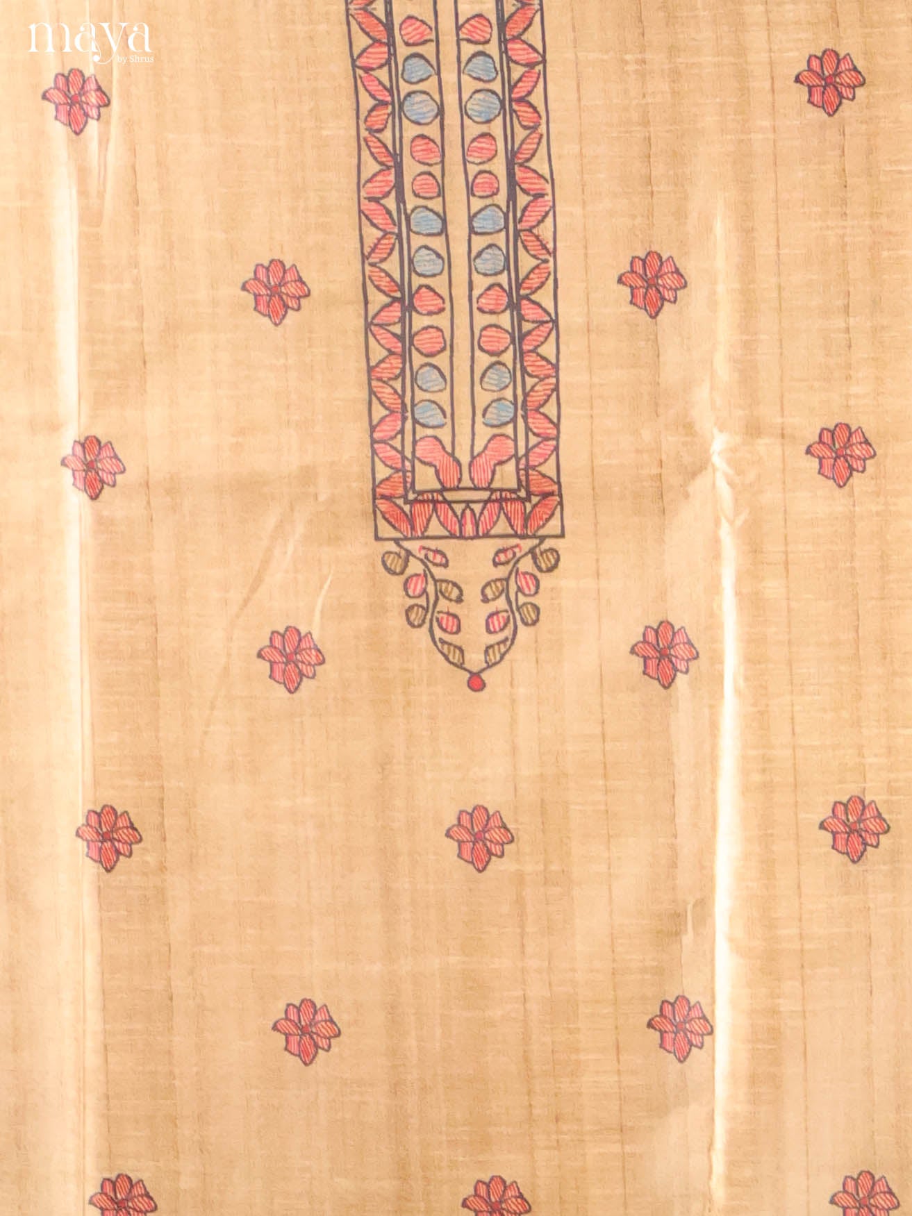 Sandal -Semi Tussar Salwar Unstitch