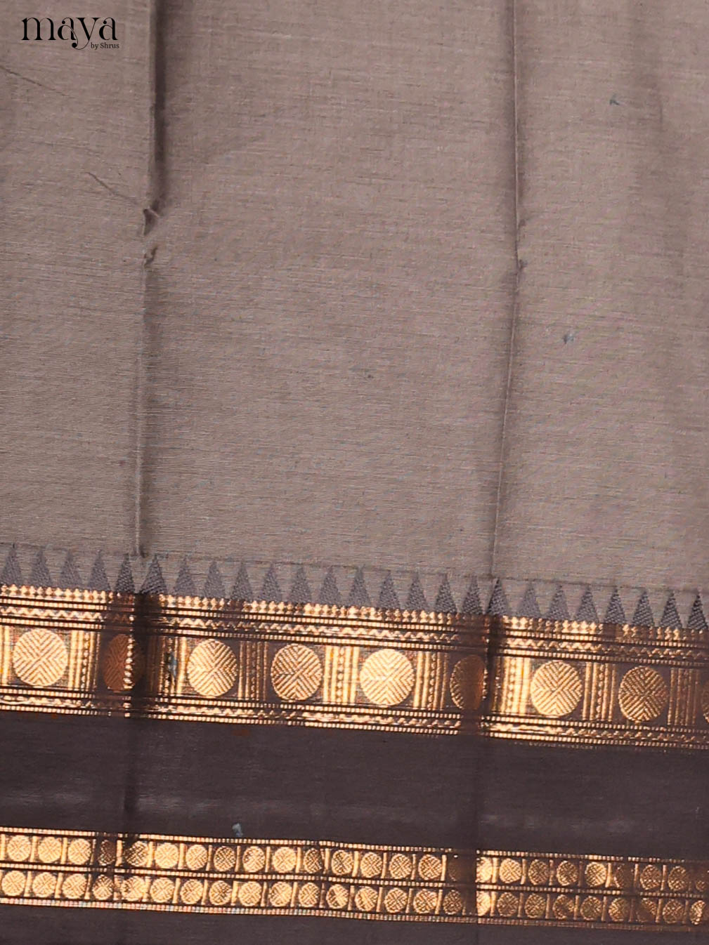 Grey & Black-chettinad top & dupatta combo