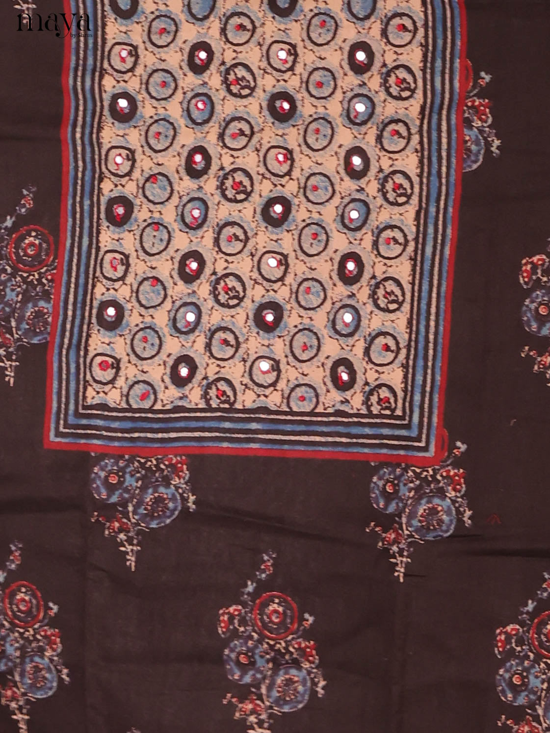Brown -Ajrakh Salwar Unstitch
