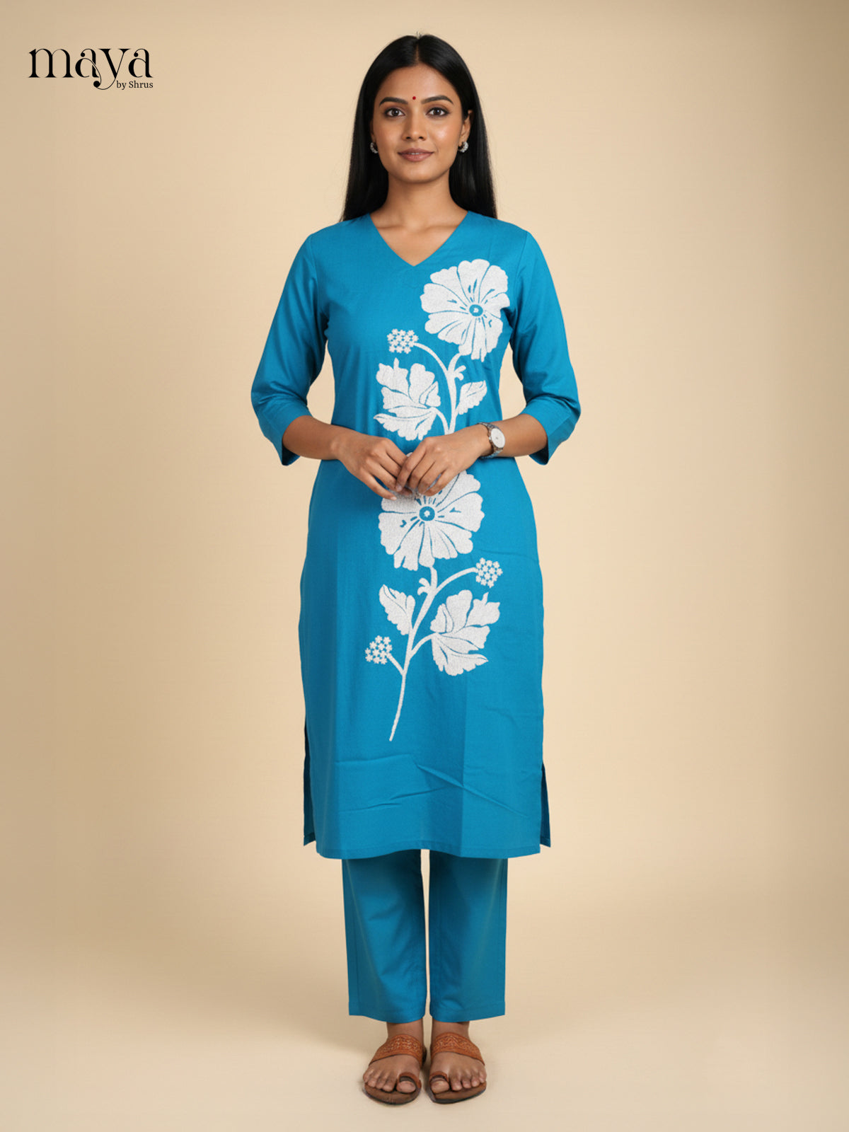 MDI21017-Ajrakh Salwar Unstitch