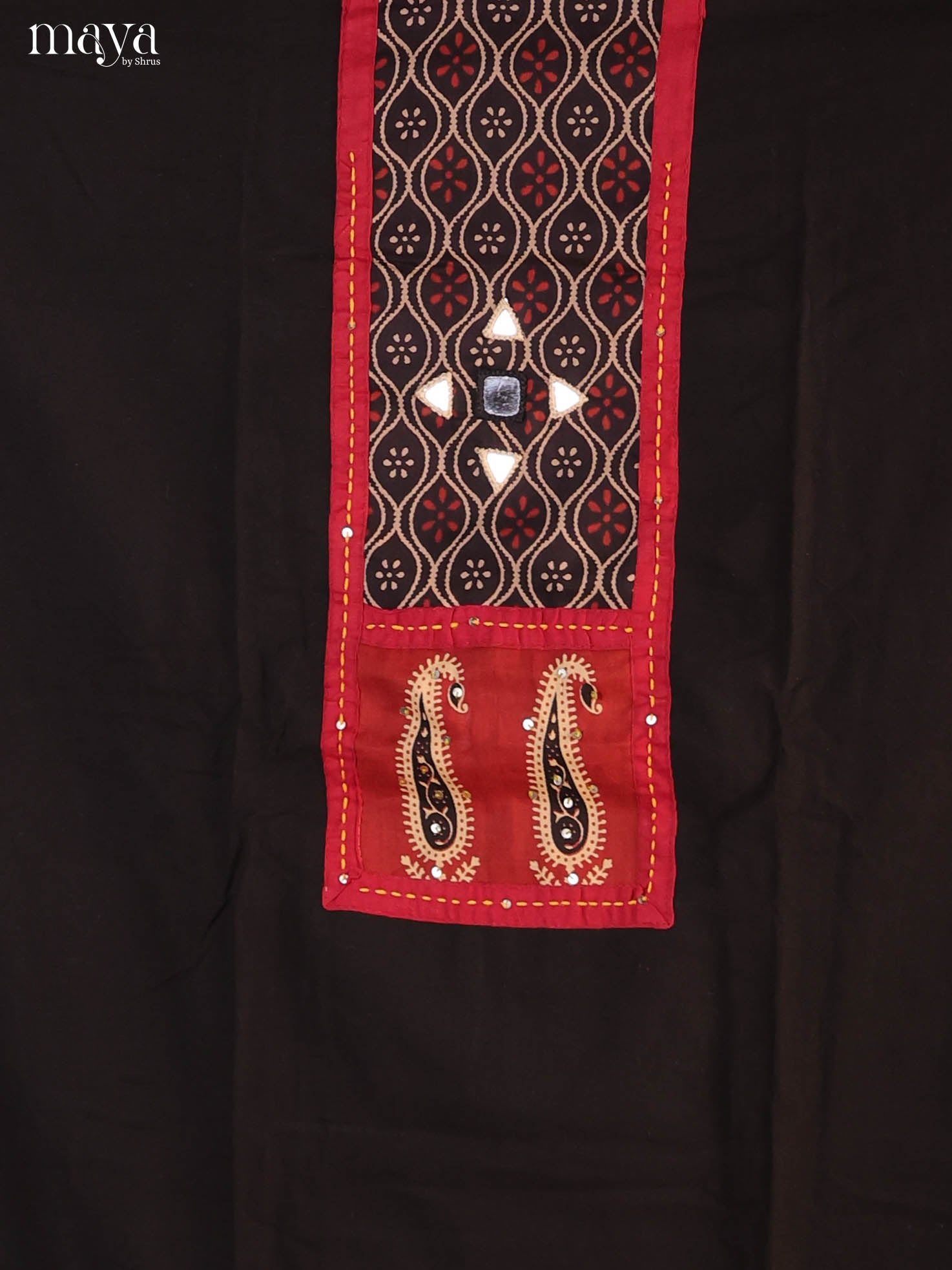 MDJ03019-Ajrakh Salwar Unstitch