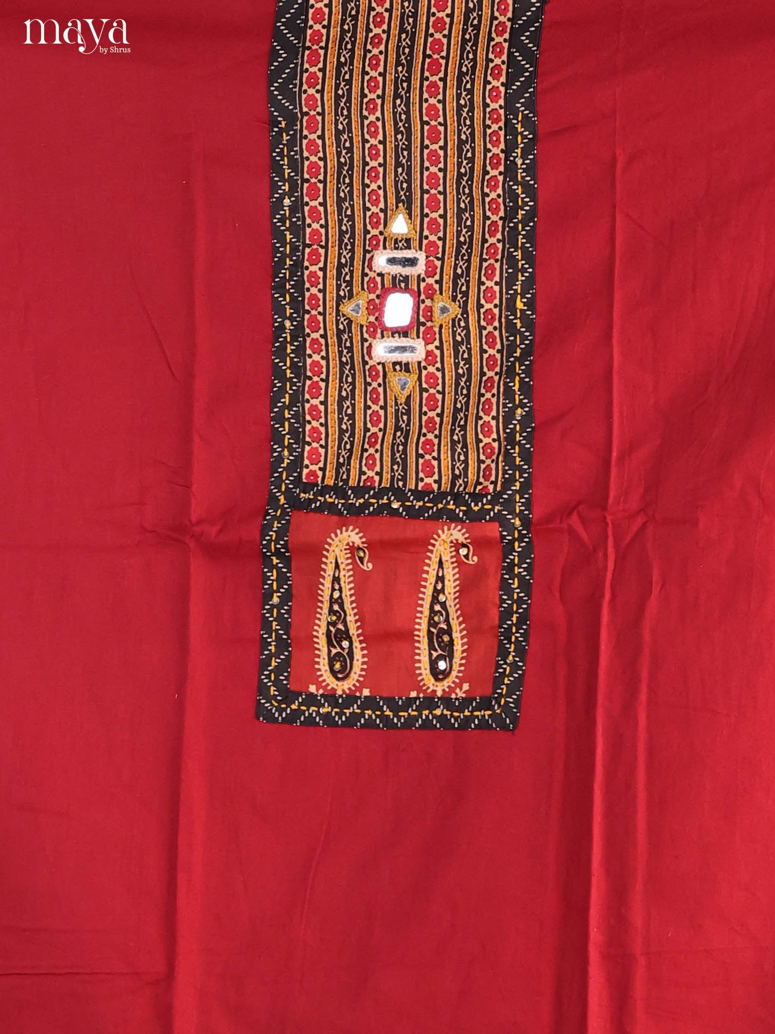 MDJ03027-Ajrakh Salwar Unstitch