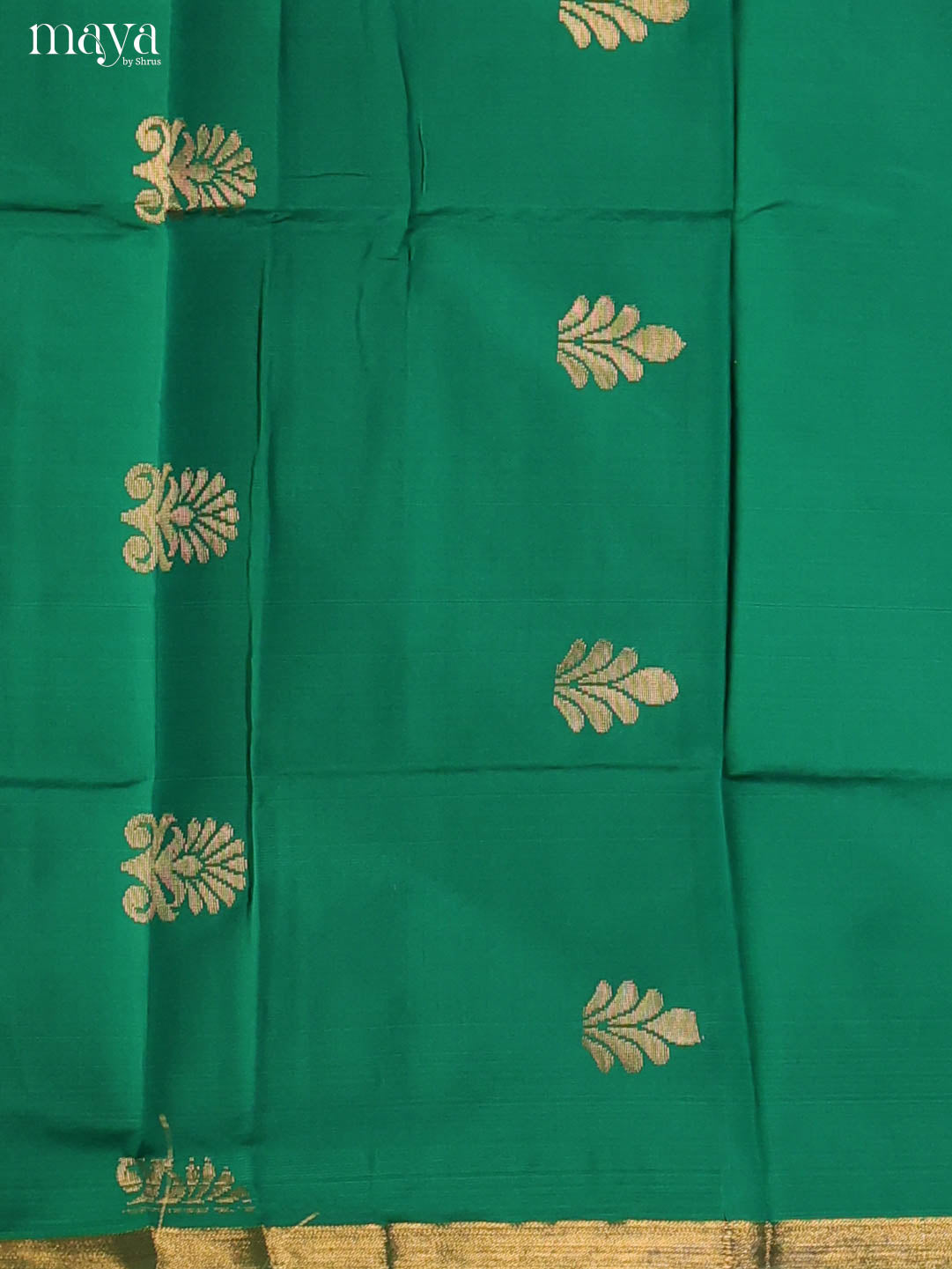 Green & Grey -semi softsilk salwar Unstitch
