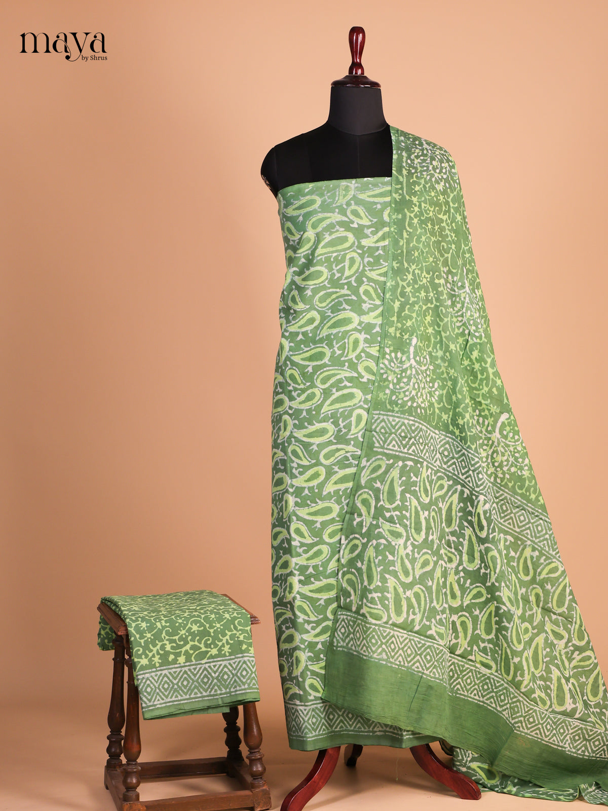 Green - Cotton salwar