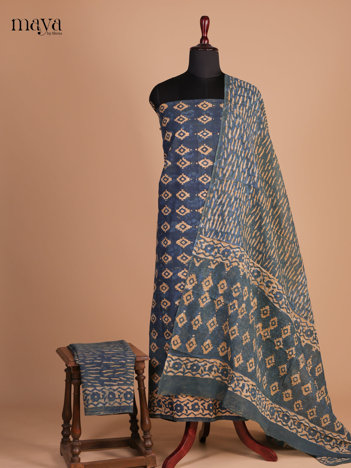 Blue - Cotton salwar