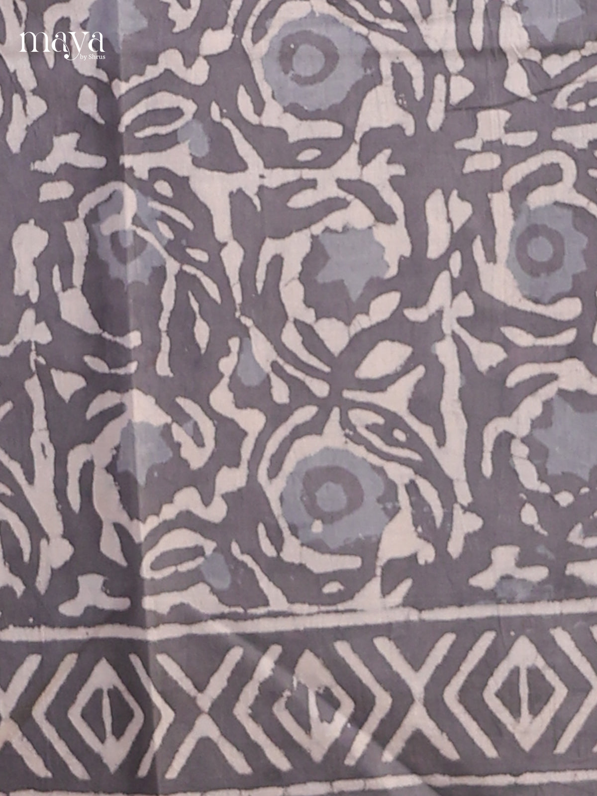 Grey & Cream - Cotton salwar