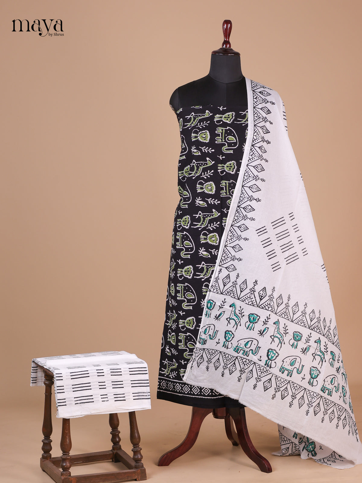Black & White - Cotton salwar