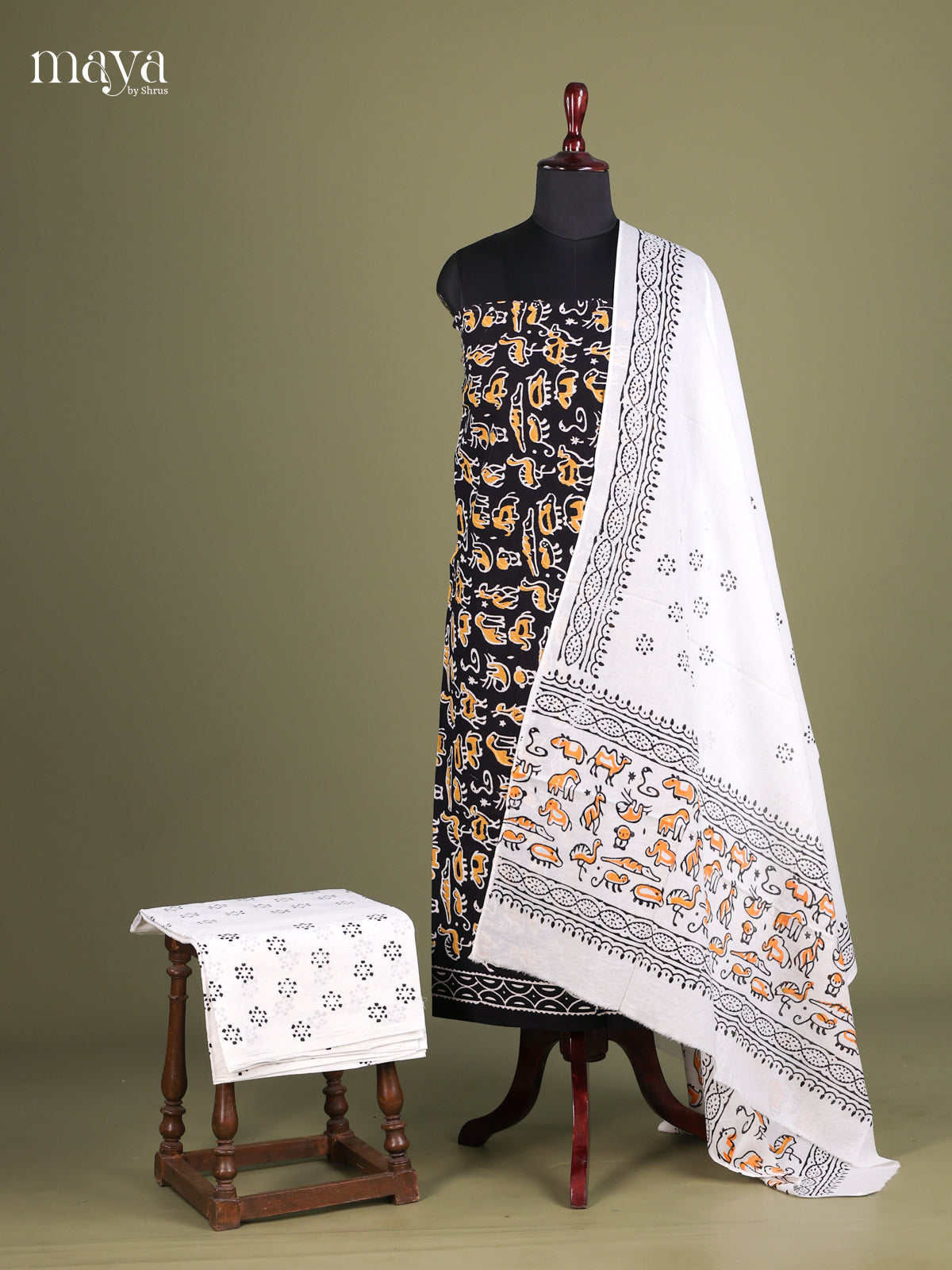 Black & White - Cotton salwar
