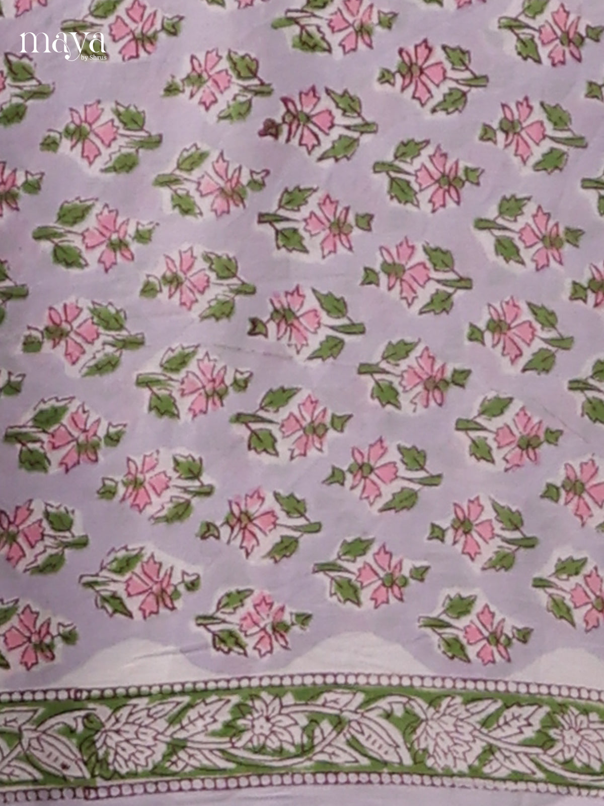 Lilac & White - Cotton salwar
