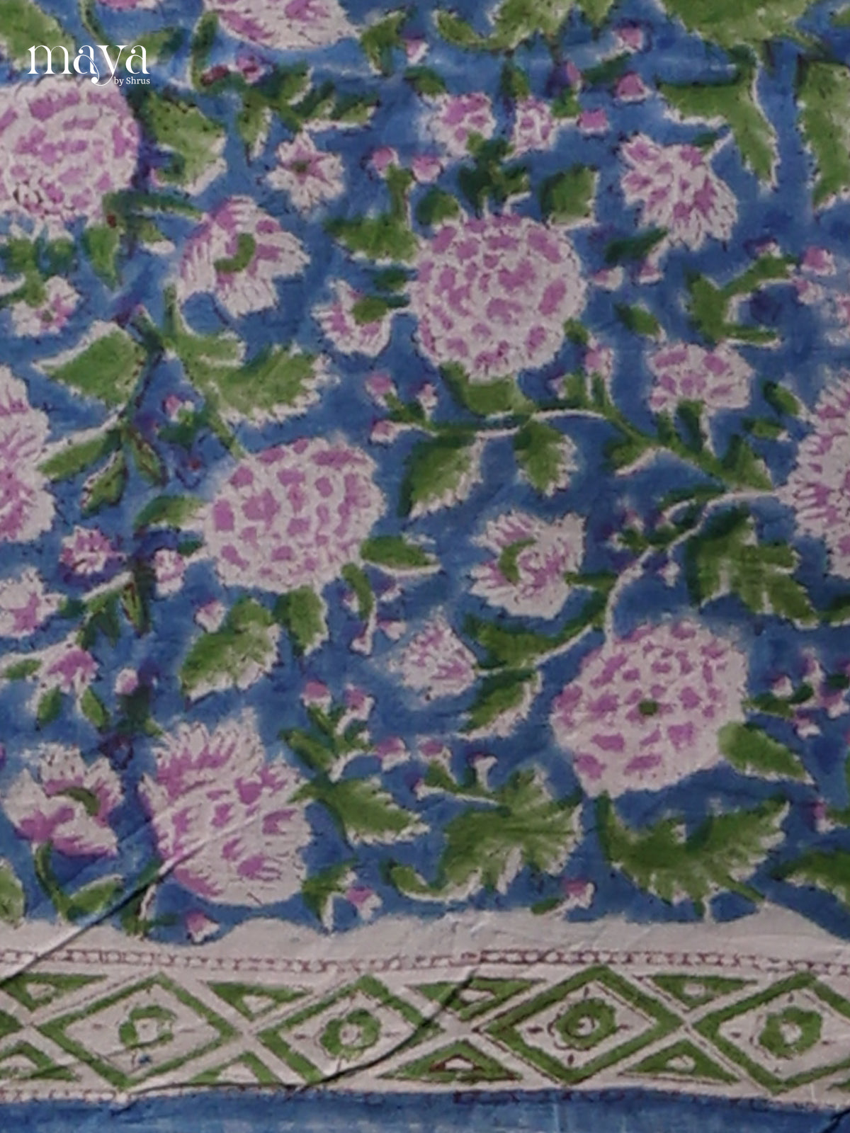 Blue & White - Cotton salwar