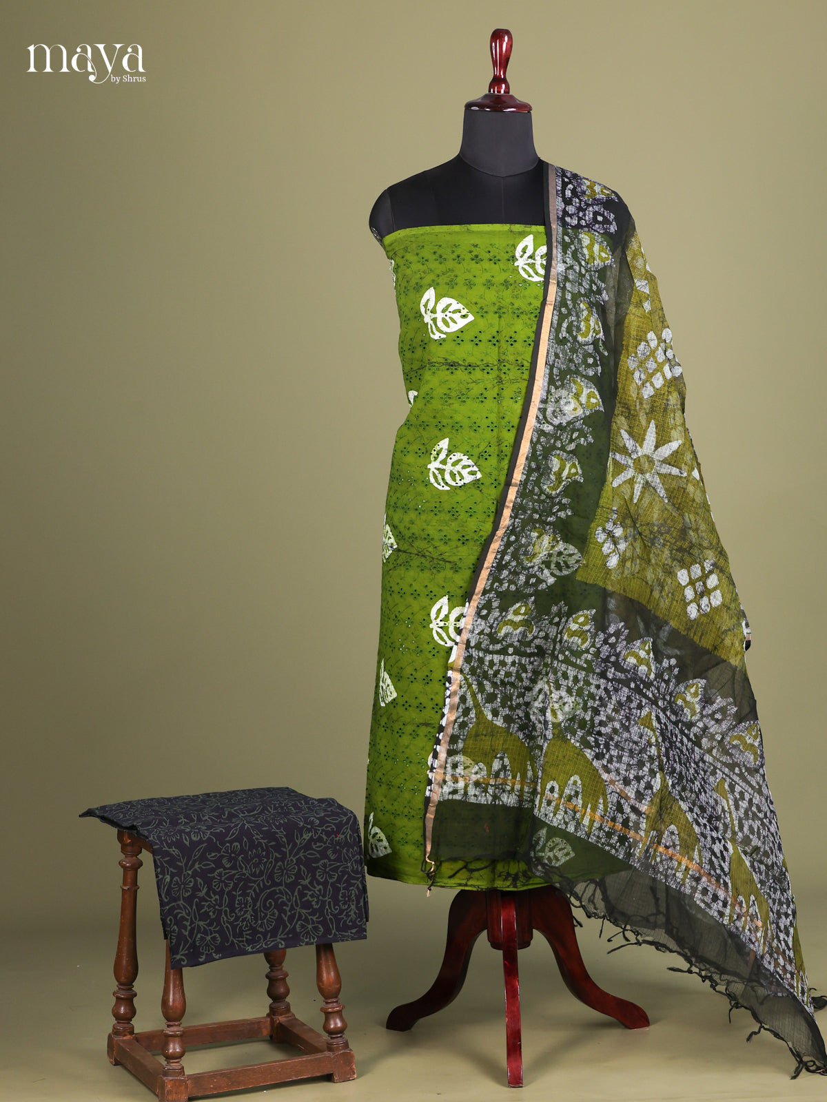 Green & Blue - Cotton salwar