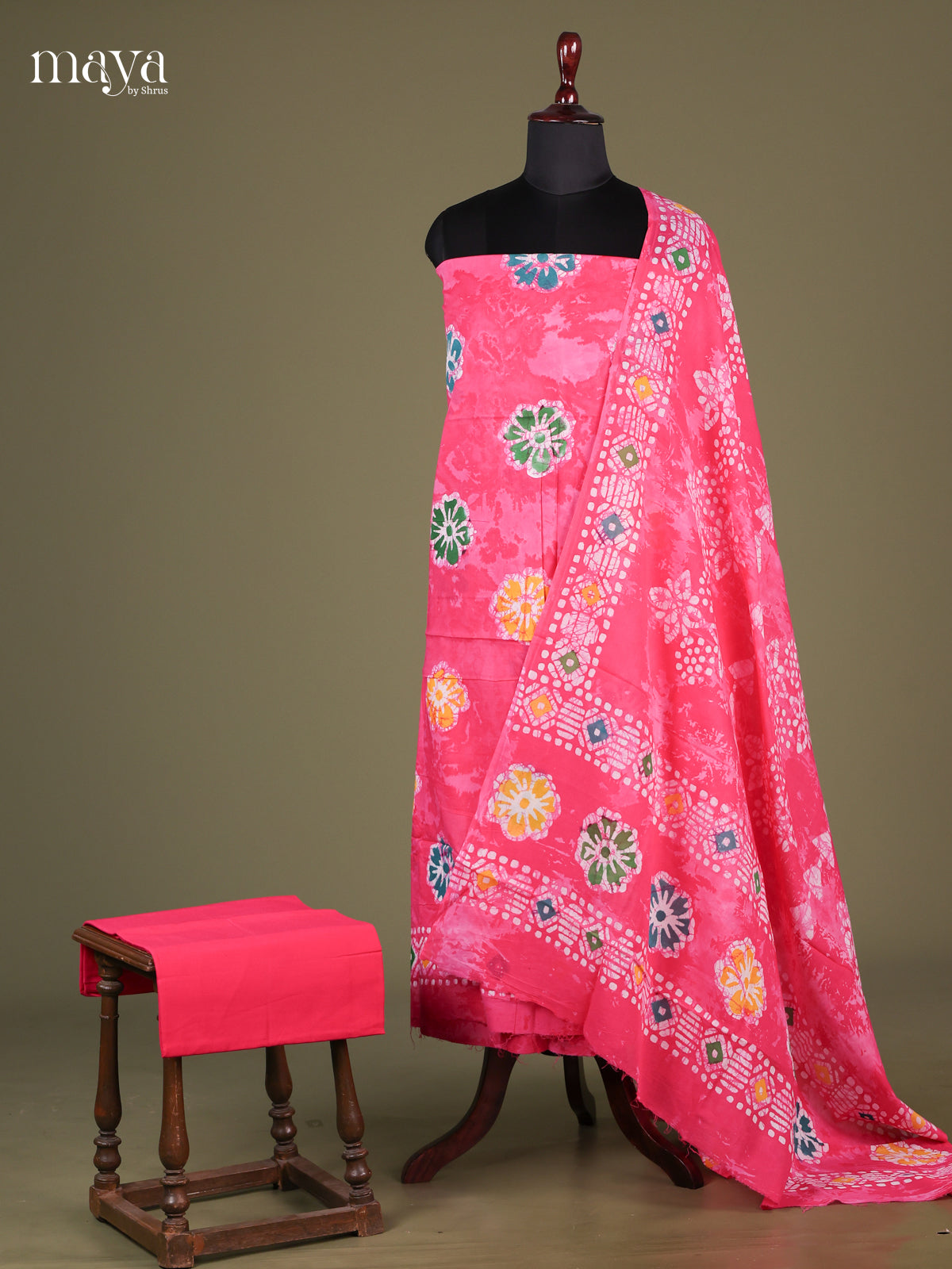 Pink- Cotton salwar