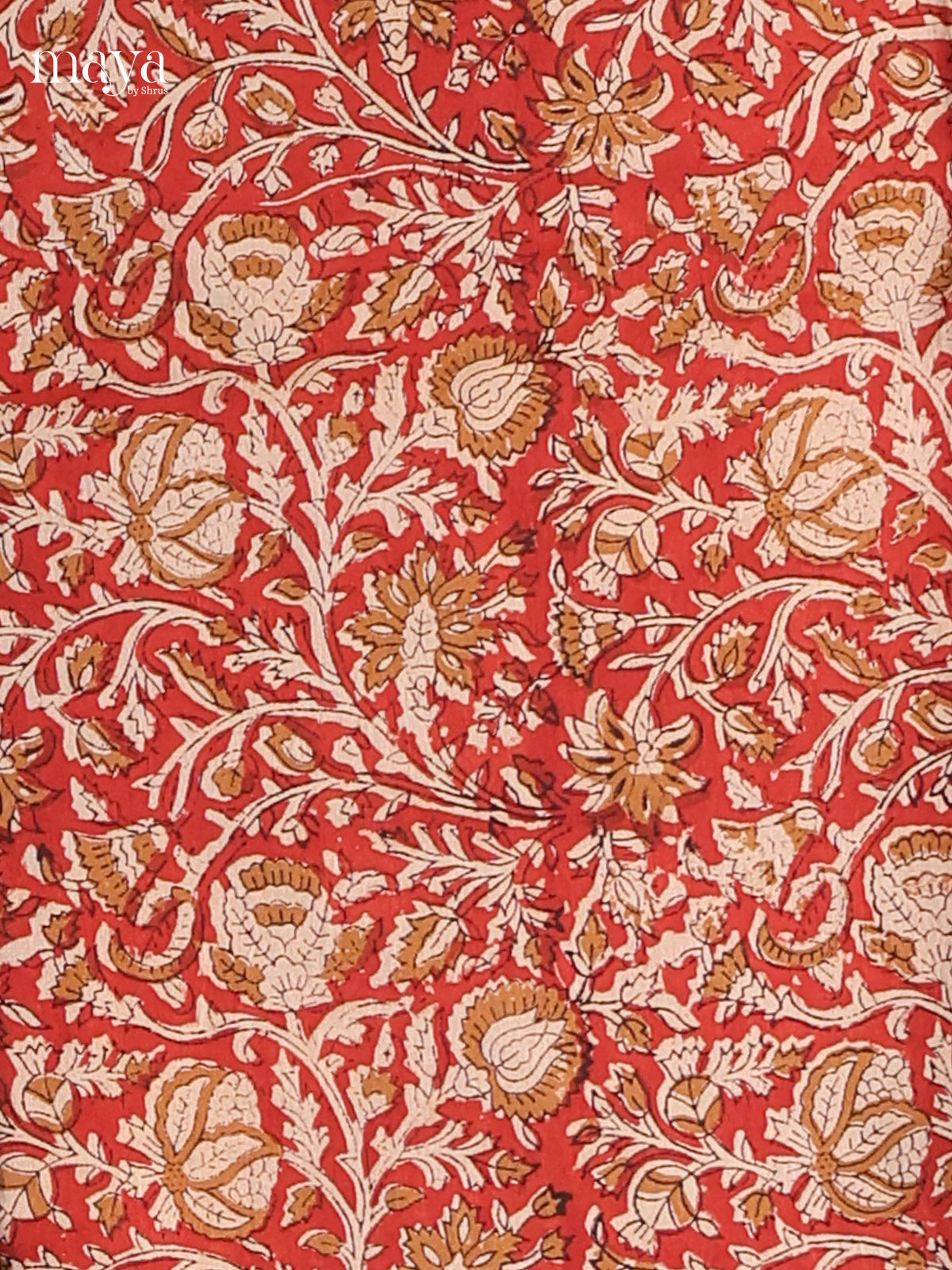 Red & Cream - Cotton salwar