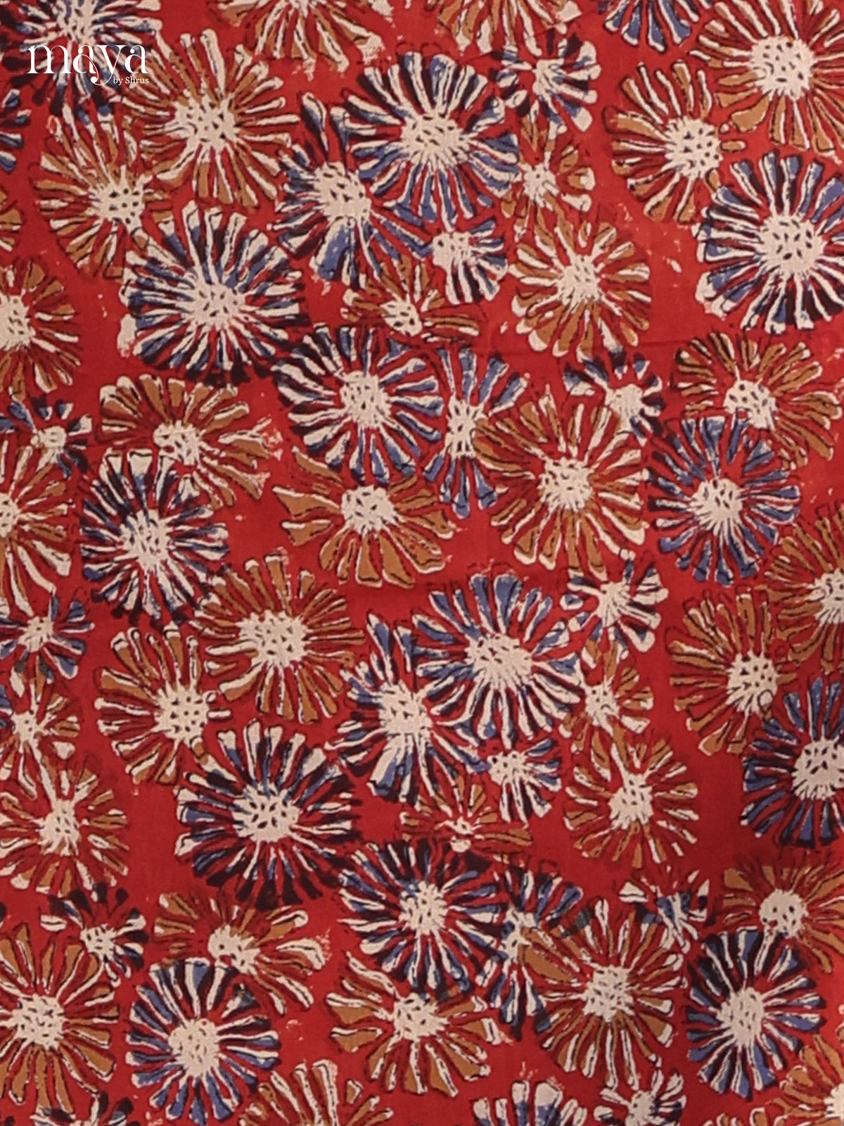 Red & Cream - Cotton salwar