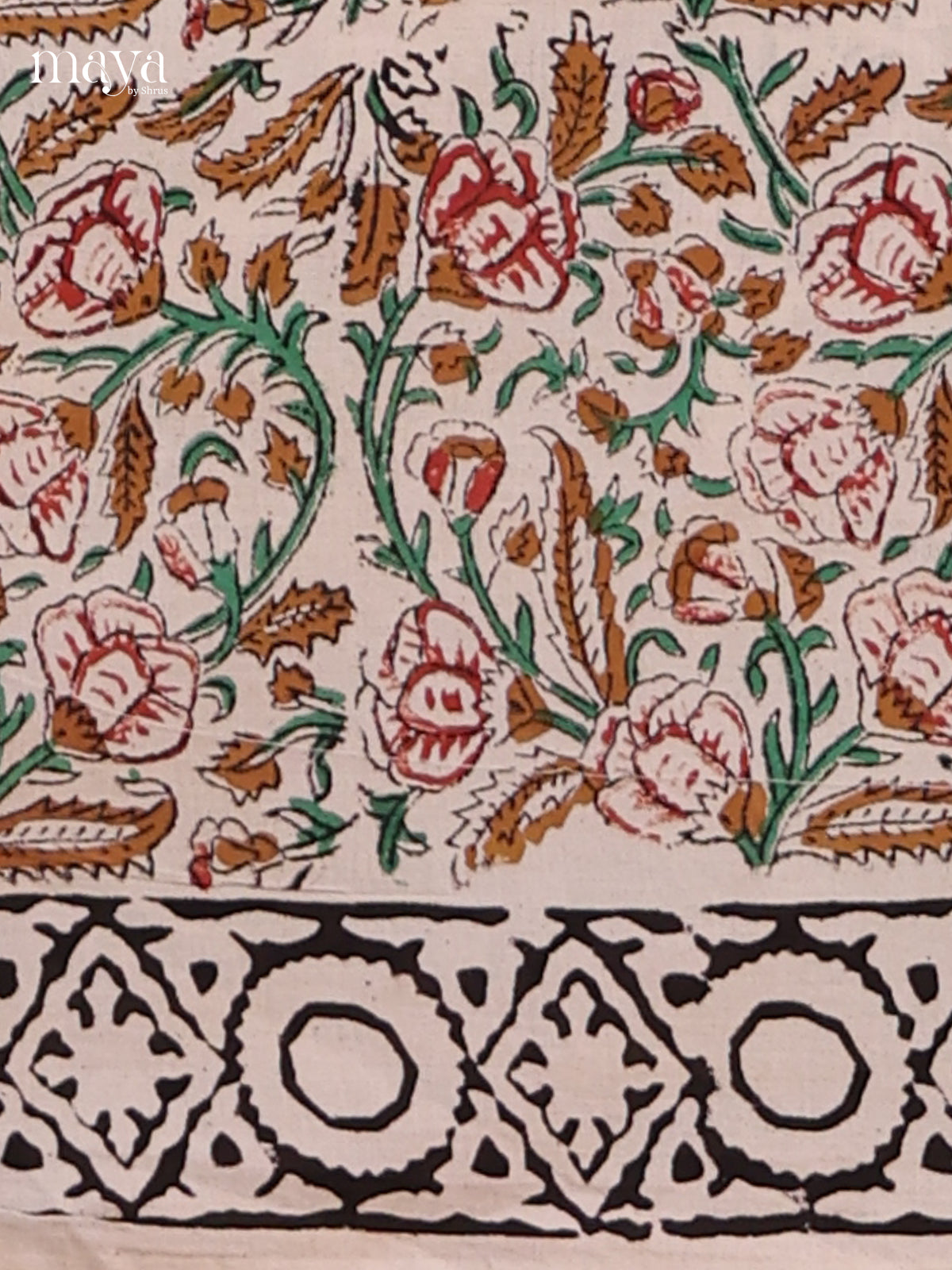 Cream - Cotton salwar