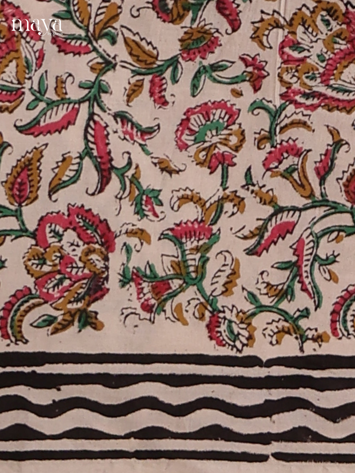 Cream - Cotton salwar