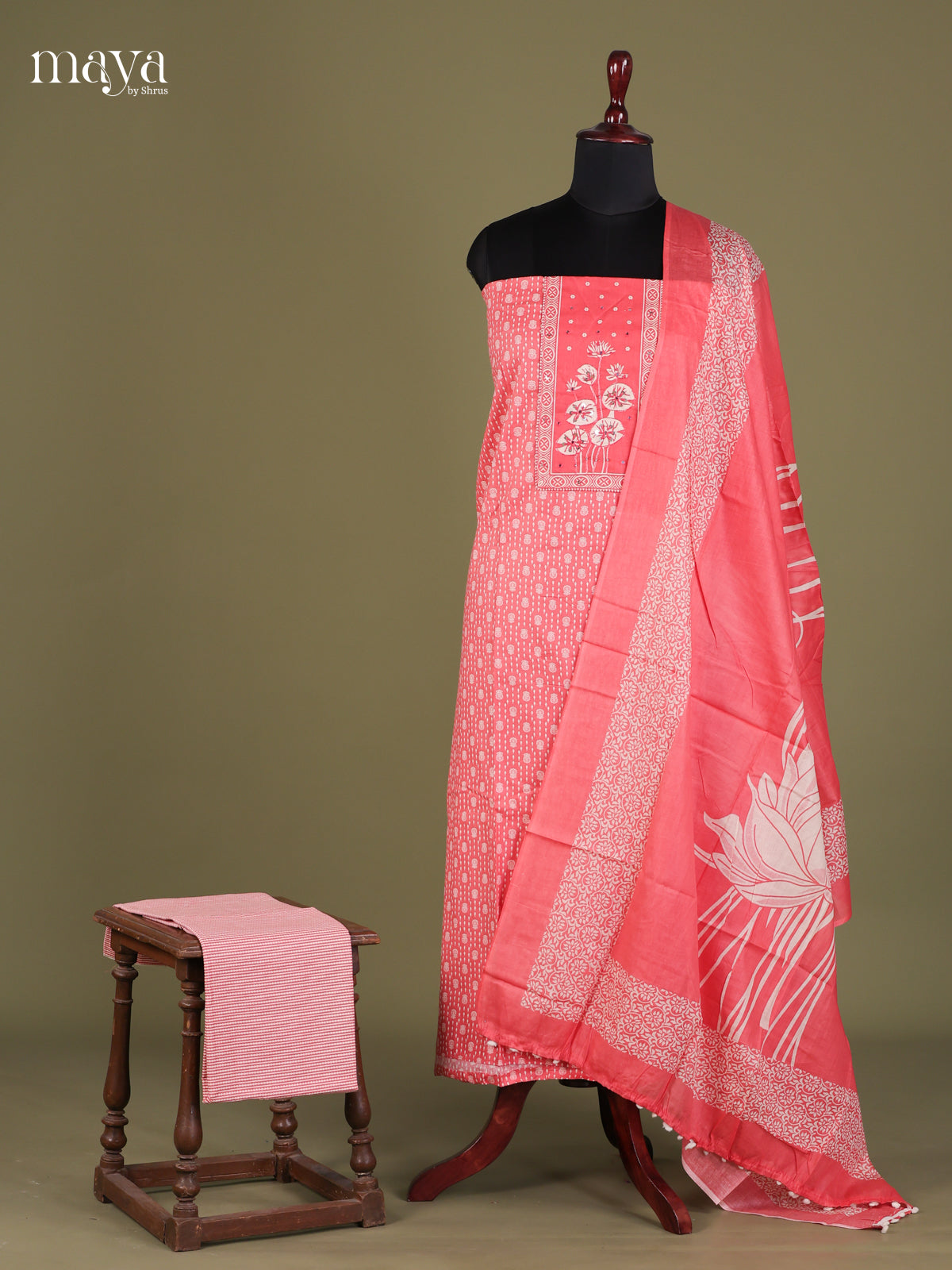 Pink - Cotton salwar - Shop on Shrus.com