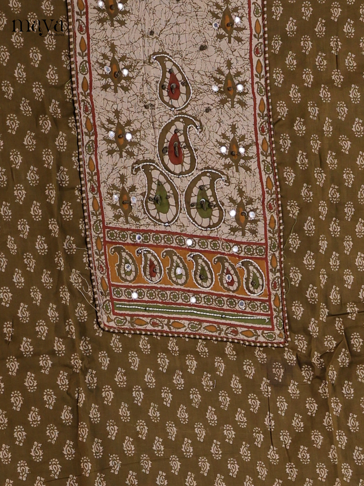 Mehandi Green - Cotton salwar - MEG13099