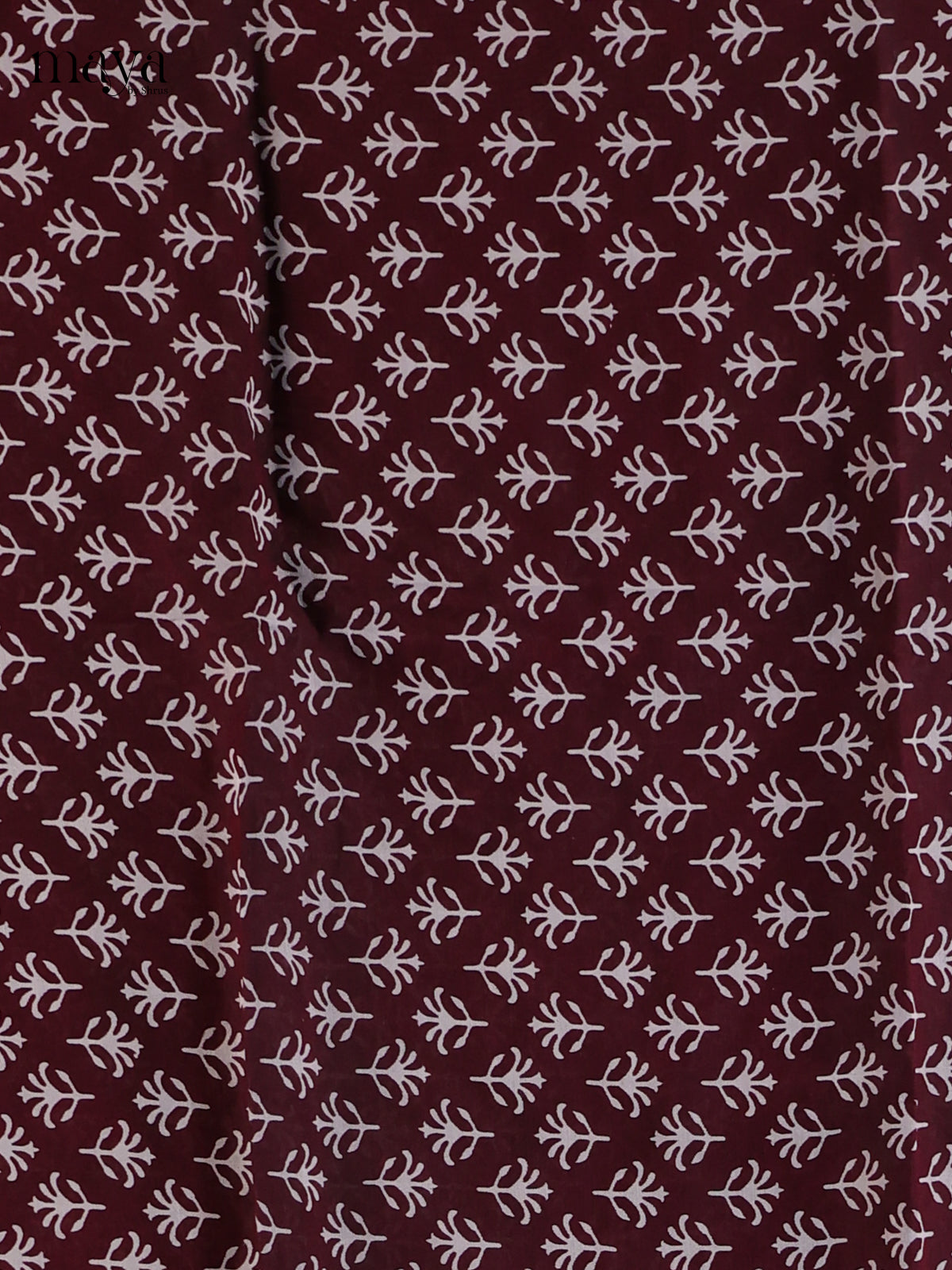 Maroon & Green - Cotton salwar Unstitched