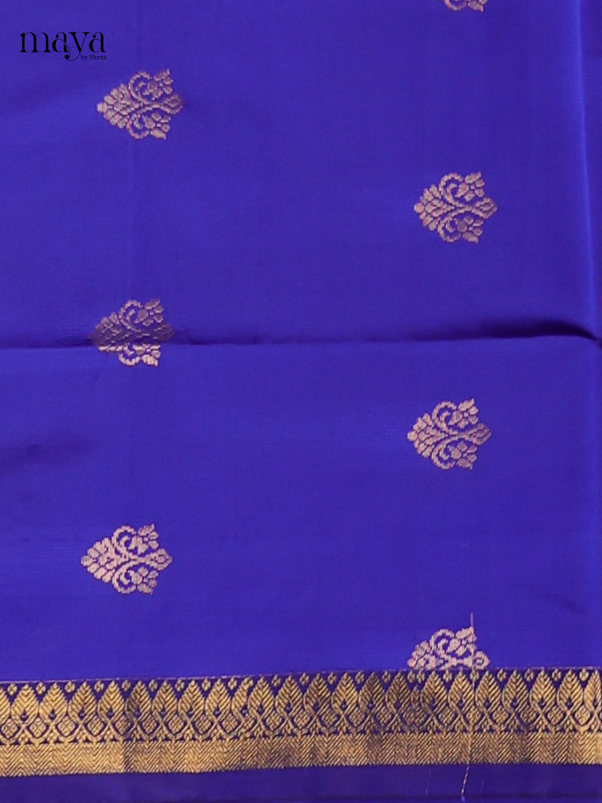 Beautiful Blue semi softsilk salwar unstitched with green dupatta