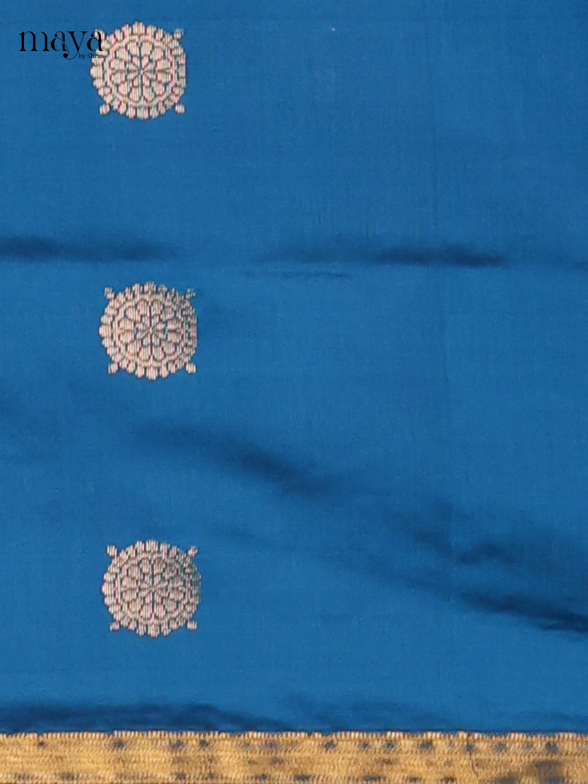 Pretty Blue semi softsilk salwar unstitched with Grey dupatta