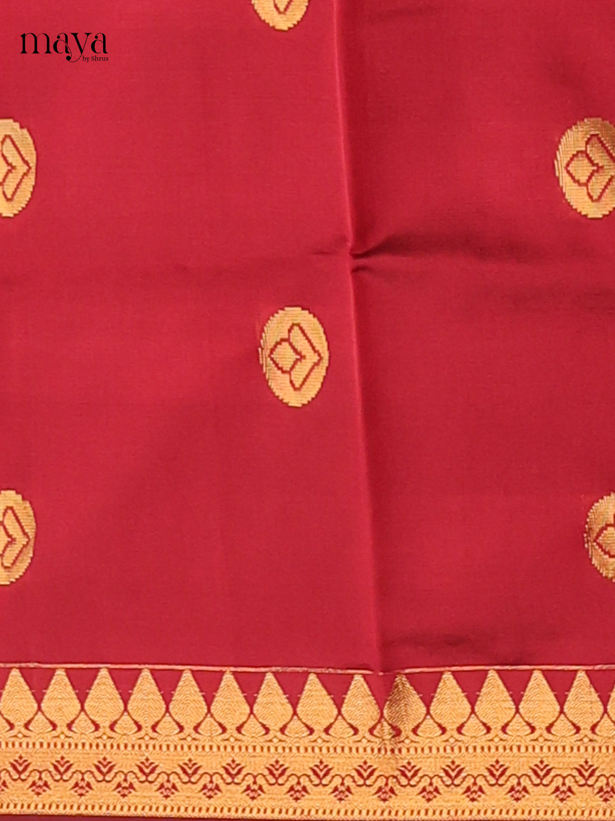 Beautiful Red semi softsilk salwar unstitched with Grey dupatta